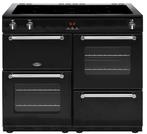 Belling KENSINGTON 100 EI BLACK inductie fornuis zwart - 100, Verzenden, 60 cm of meer, Nieuw, Energieklasse A of zuiniger
