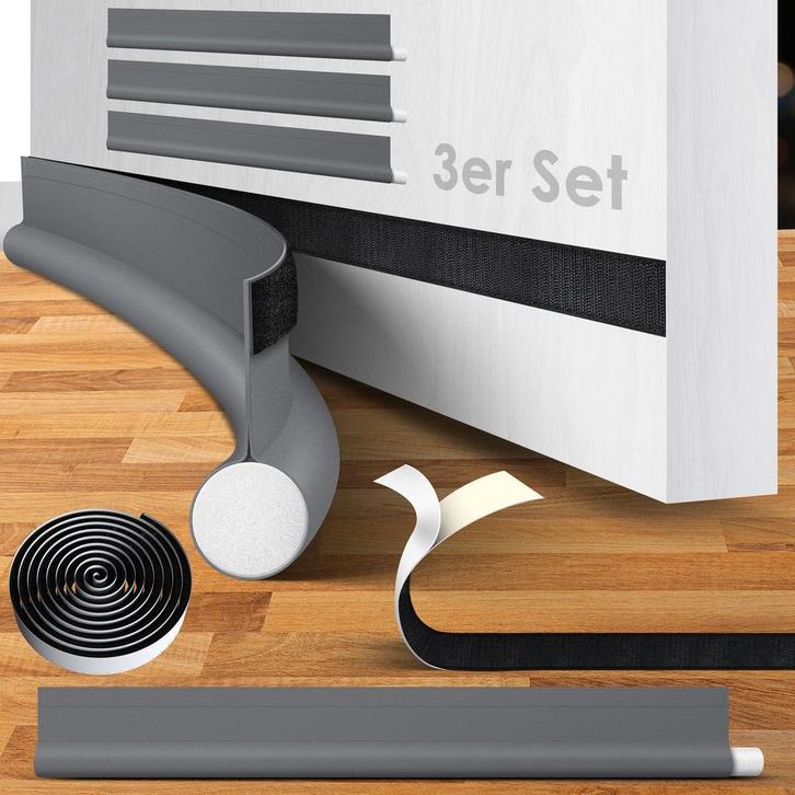KESSER® Tochtstrip set van 3 - Tochtstopper kan op maat word, Huis en Inrichting, Overige Huis en Inrichting, Nieuw, Verzenden