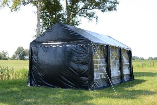 Premium Partytent PVC 3x6x2 mtr in Zwart (3x6 meter), Tuin en Terras, Partytenten, Partytent, Nieuw, 2 meter of meer, Verzenden