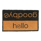 deurmat kokos hello goodbye 75cm*, Tuin en Terras, Verzenden, Nieuw