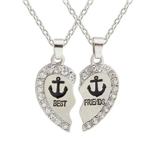 Fako Bijoux® - Vriendschapsketting - Best Friends - Anker, Sieraden, Tassen en Uiterlijk, Kettingen, Verzenden