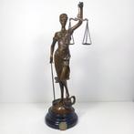 sculptuur, Lady Justice - 40 cm - Gepatineerd brons, Antiek en Kunst
