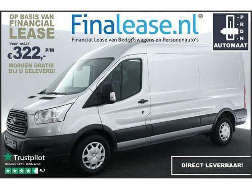 Ford Transit 2.0 TDCI L3H2 AUT Airco PDC Cruise Trekh €325pm, Auto's, Bestelauto's, Automaat, Diesel, Zilver of Grijs, Ford, Verzenden