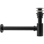 REA Compacte wastafel sifon en clickwaste - mat zwart - k..., Ophalen of Verzenden, Nieuw