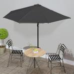 vidaXL Balkonparasol half met aluminium paal 300x155 cm, Verzenden, Nieuw, 3 tot 4 meter