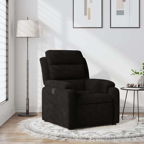 Zwarte Fauteuil Fluweel | 47% Korting | OP=OP | Check Ret..., Huis en Inrichting, Fauteuils, 75 tot 100 cm, 125 tot 150 cm, Nieuw