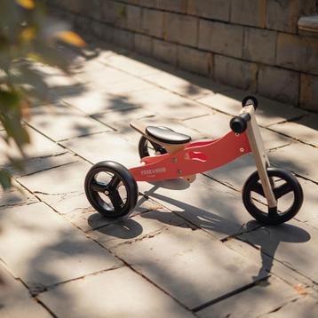 Houten driewieler & loopfiets in 1 (LEEGVERKOOP) NU 39,95 beschikbaar voor biedingen