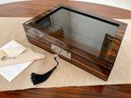 Prestige - Sieradendoos - Horlogedoos van ebbenhout - Hout, Huis en Inrichting, Nieuw