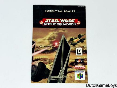 Nintendo 64 / N64 - Star Wars - Rogue Squadron - USA - Manua, Spelcomputers en Games, Games | Nintendo 64, Gebruikt, Verzenden