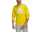 adidas - Big Logo French Terry Sweatshirt - Gele Sweater - L, Nieuw