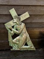 Via Crucis / Kruisweg - 12,25 kg - Hoog reliëf - Antiek -