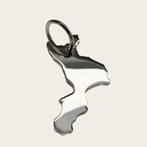 Zilveren Landkaart Calabrië ketting hanger, Verzenden, Nieuw