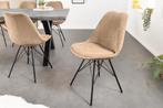 Design stoel SCANDINAVIA MEISTERSTUCK bruin koord zwart, Huis en Inrichting, Fauteuils, Nieuw, Ophalen of Verzenden