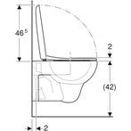 Wandcloset Geberit Renova Pack Diepspoel Rimfree Met Zitting, Ophalen of Verzenden, Nieuw