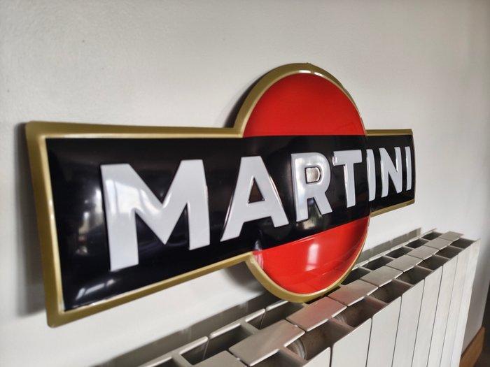 Cartel Martini XL metálico 60cm - Cartel Martini XL metálico, Antiek en Kunst, Antiek | Wandborden en Tegels