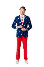 Amerika kostuum Stars and Stripes, Kleding | Heren, Ophalen of Verzenden, Nieuw