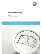 2011 VOLKSWAGEN GOLF INSTRUCTIEBOEKJE DUITS, Auto diversen, Handleidingen en Instructieboekjes