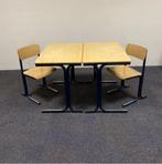 complete schoolset Galvanitas 12 stuks tafels + stoelen, Ophalen of Verzenden, Gebruikt, Hout, Vijf, Zes of meer stoelen