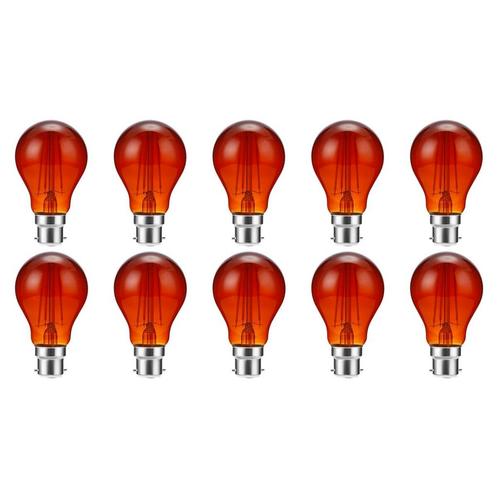 SPL Ba22d LED Lamp 8W Vuur Amber - Dimbaar - Geschikt voor, Huis en Inrichting, Lampen | Losse lampen, Nieuw, Verzenden