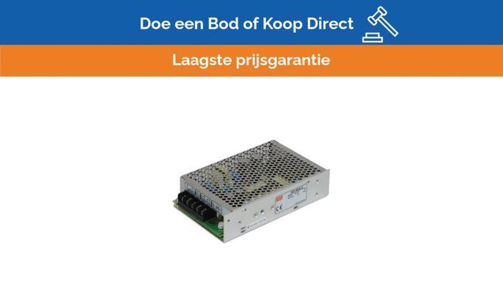 Bieden: Mean Well SD-50B-5 5V 10A DC Power Supply for Marin, Watersport en Boten, Bootonderdelen, Elektra en Verlichting, Nieuw