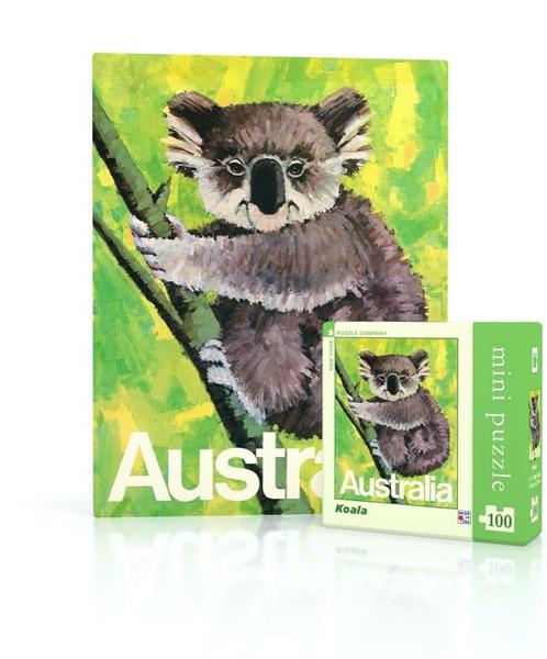 Koala - 100 Stukjes New York Puzzle Company Mini Puzzel, Hobby en Vrije tijd, Denksport en Puzzels, Verzenden