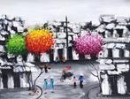 Ngoc Thi Oanh (1975) - Le vieux quartier 60 X 80  Livraison