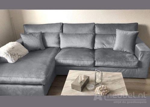 Oudenbosch Longchair - loungebanken - Zilver, Huis en Inrichting, Banken | Sofa's en Chaises Longues, Nieuw, Stof