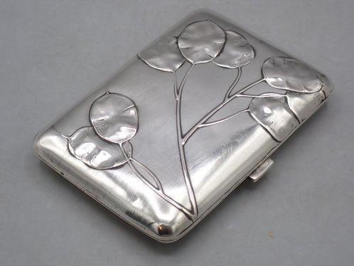 Sigarettendoos - .800 zilver, Antiek en Kunst, Kunst | Designobjecten