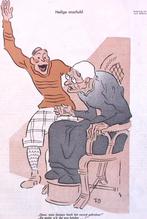 Spotprent over Jacques van Egmond(?) (lijst optie, Lithos), Antiek en Kunst, Verzenden