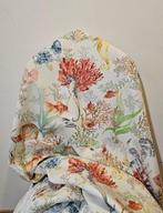 Exclusieve stof met koraal - 300x280cm! Mediterraans ontwerp