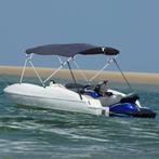 vidaXL Biminitop 4 bogen met zijwanden 243x(185-198)x137 cm, Watersport en Boten, Bootonderdelen, Verzenden, Nieuw