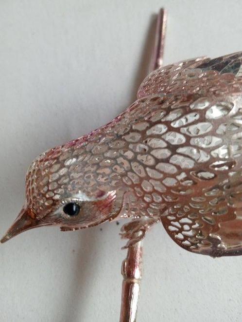 Christofle - sculptuur, Oiseau - 21 cm - Verzilverd - 2015, Antiek en Kunst, Antiek | Meubels | Tafels