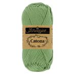 Scheepjes Catona - 10g - 212 Sage Green, Ophalen of Verzenden, Nieuw, Breien of Haken, Wol of Garen