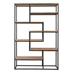 Vakkenkast Mangohout Bowi 120 cm, Huis en Inrichting, 100 tot 150 cm, Verzenden, Nieuw, Industriële meubels