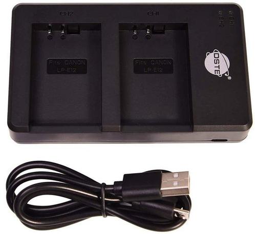 LP-E12 USB Duolader Canon cameras, Audio, Tv en Foto, Fotografie | Accu's en Batterijen, Nieuw, Ophalen of Verzenden