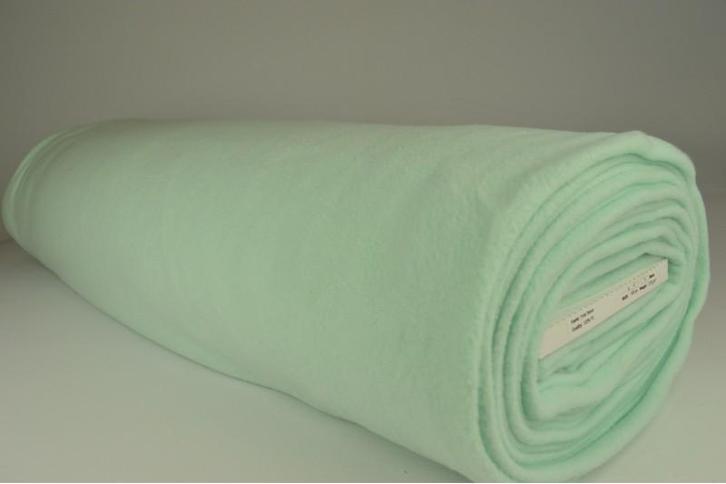 Mint fleece stof - Rol van 10 meter - Snelle verzending, Hobby en Vrije tijd, Stoffen en Lappen, 120 cm of meer, 200 cm of meer