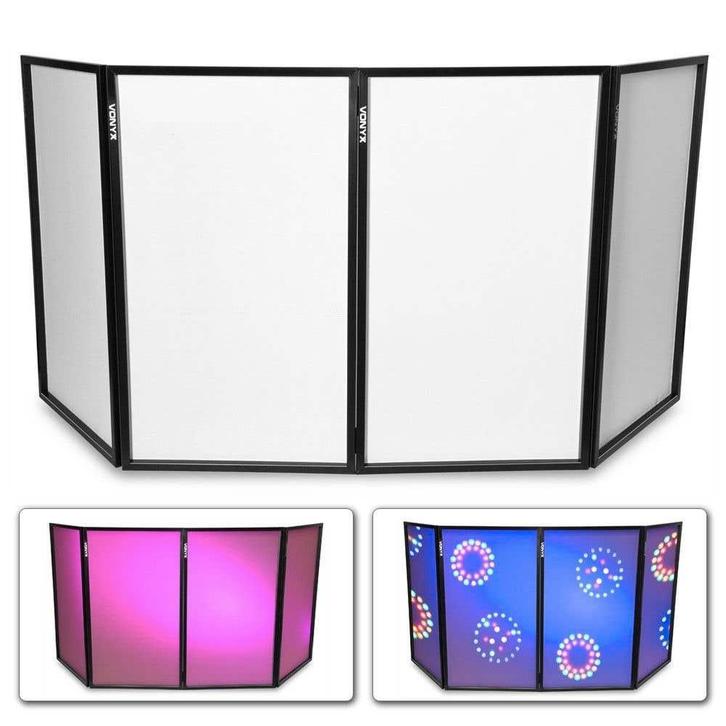 Retourdeal - Vonyx DB2 inklapbaar DJ booth scherm - 280 x 12, Muziek en Instrumenten, Dj-sets en Draaitafels, Zo goed als nieuw