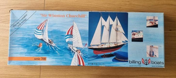 Billing Boats 704 Sir Winston Churchill 1:75, Hobby en Vrije tijd, Modelbouw | Boten en Schepen, Verzenden