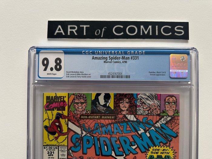 The Amazing Spider-Man #331 - CGC 9.8 - Punisher, Black Cat,, Boeken, Strips | Comics