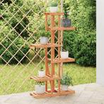 vidaXL Plantenstandaard 75x25x140,5 cm massief vurenhout, Verzenden, Nieuw