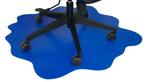 Vloerbeschermer - Splash - Harde vloer -  105x105 cm - Blauw, Nieuw, Ophalen of Verzenden