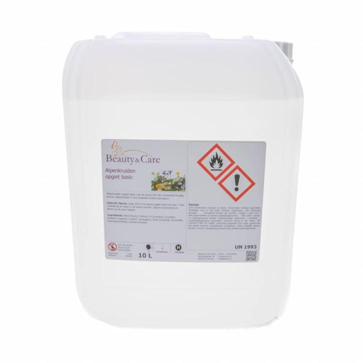 Beauty & Care Alpenkruiden opgiet basic 10 L.  new, Sport en Fitness, Sauna, Fins of Traditioneel, Nieuw, Ophalen of Verzenden