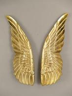 sculptuur, Wanddecoratie / Vleugels van de engel - 43 cm -
