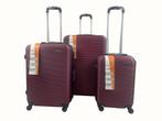 Libiao A07  Kofferset 3 Delig - 85l &  50l & 30l -  Bordeaux, Sieraden, Tassen en Uiterlijk, Koffers, Ophalen of Verzenden, Nieuw
