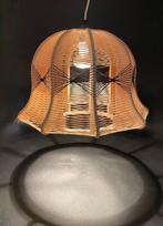 Plafondlamp - Vintage Bell hanglamp/kroonluchter van rotan
