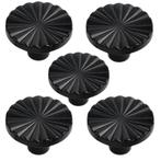 Meubelknop Fresno kunststof Zwart Set 5, Huis en Inrichting, Verzenden, Nieuw