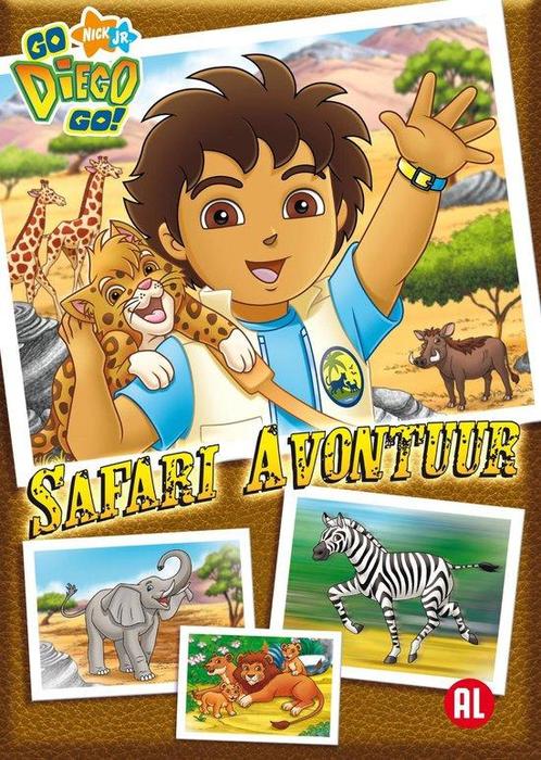 Safari avontuur - Go Diego Go (dvd tweedehands film), Cd's en Dvd's, Dvd's | Actie, Zo goed als nieuw, Ophalen of Verzenden