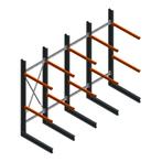 Aanbieding: Voordeelrij zware draagarmstelling enkelzijdig, Zakelijke goederen, Kantoor en Winkelinrichting | Magazijn, Stelling en Opslag