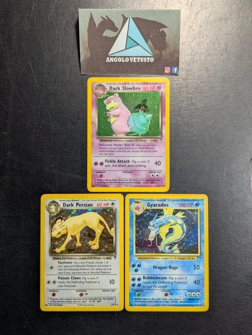 Pokémon - 3 Card - Slowbro, Gyarados, P3rsian Holo - WOTC -, Hobby en Vrije tijd, Verzamelkaartspellen | Pokémon