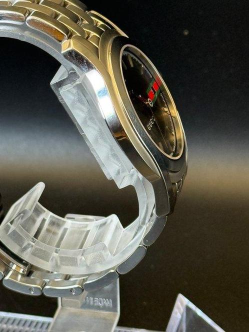 Gucci - 5500 XL — Black Dial Date - Zonder Minimumprijs -, Sieraden, Tassen en Uiterlijk, Horloges | Heren